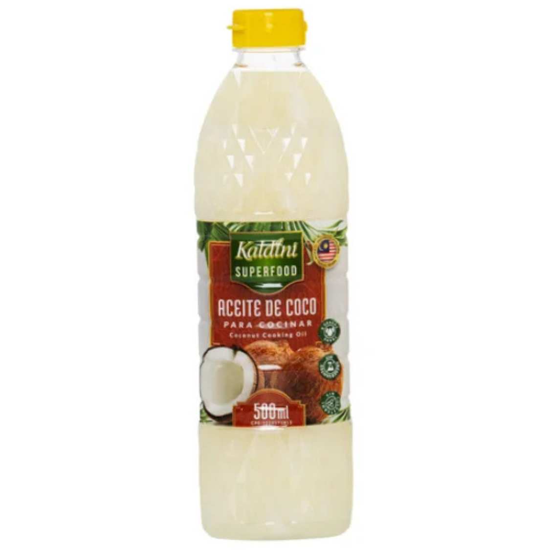 ACEITE DE COCO PARA COCINAR 500ML KALDINI DA