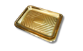 BANDEJA PET DORADA 13X19CM 1 UND