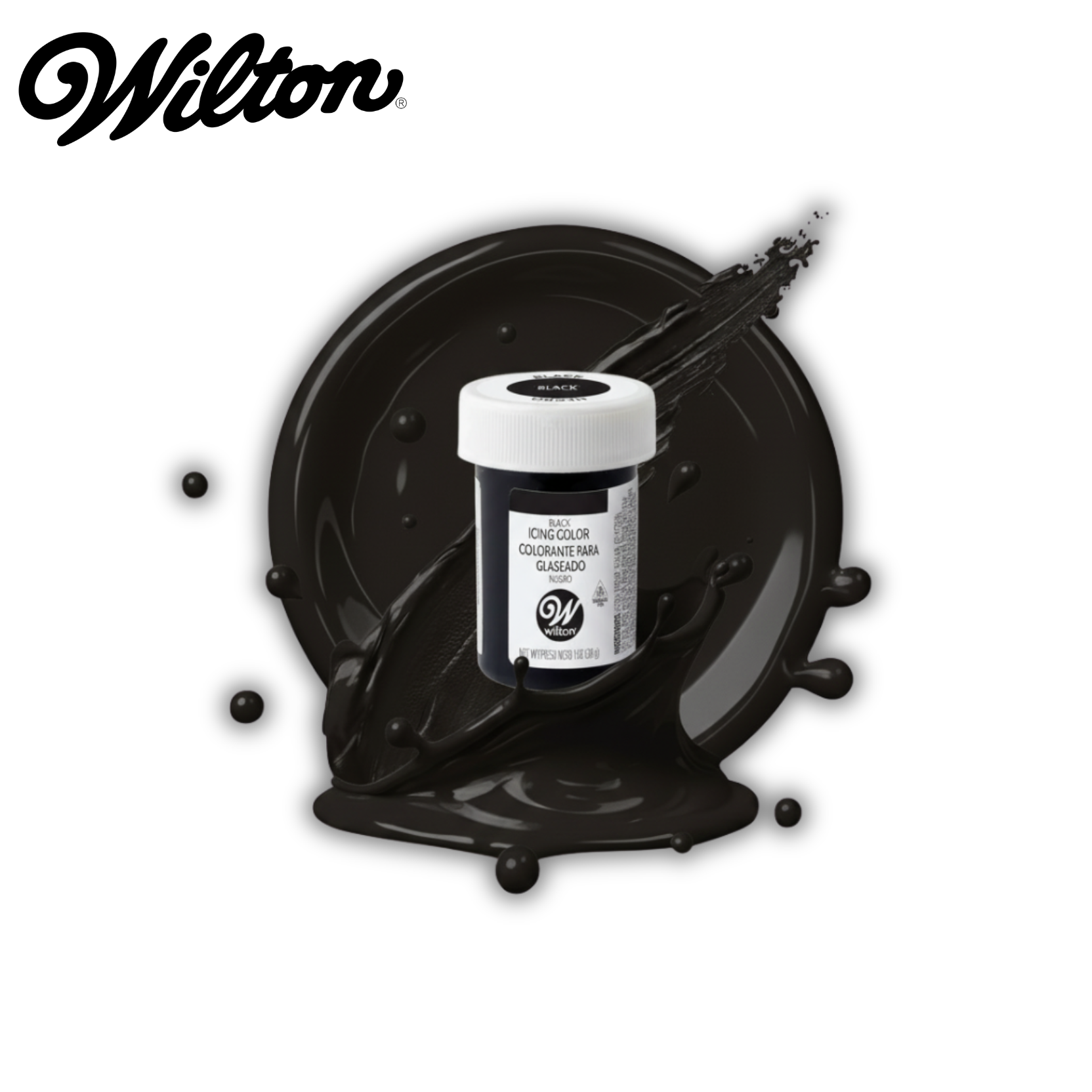 COLORANTE PARA GLASEADO NEGRO WILTON 28GR HIDROSOLUBLE