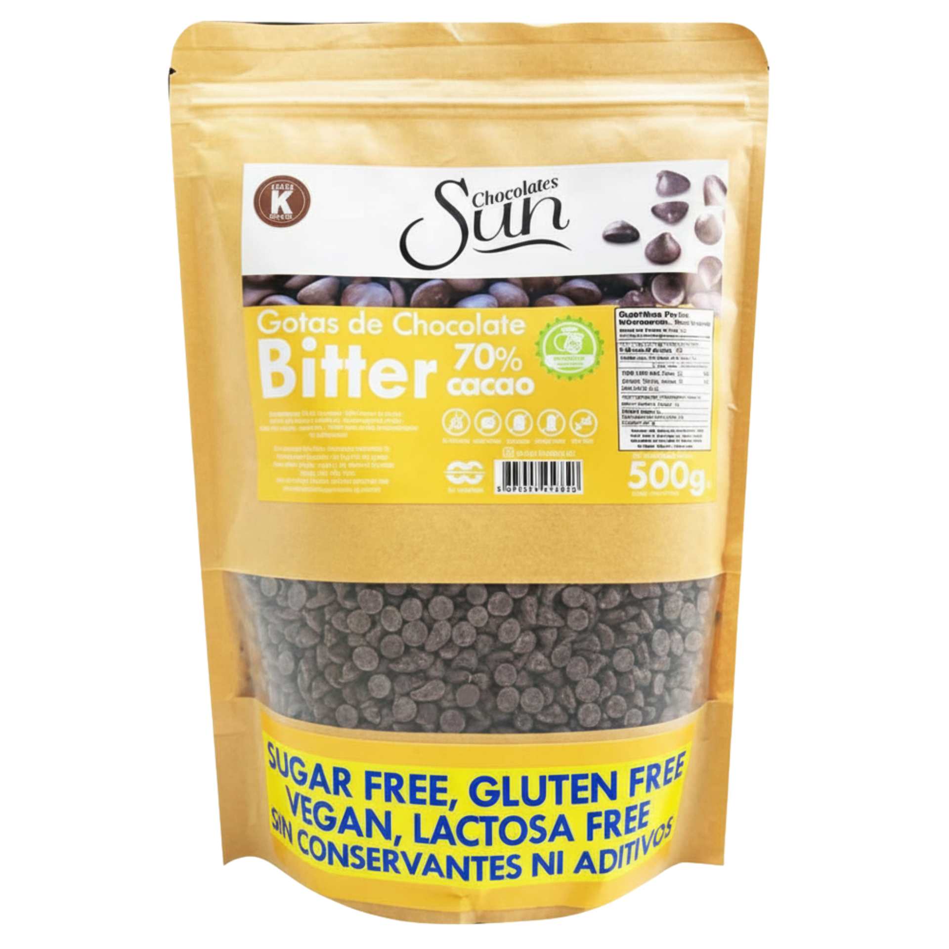 SUN GOTAS CH OSCURO 500GR MONKFRUIT DA