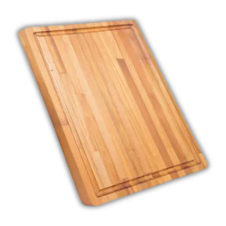 TABLA PARRILLERA DE MADERA OVALADA 24X34CM
